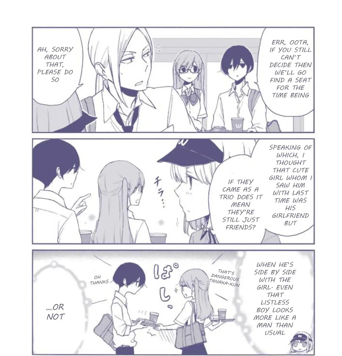 Tanaka-Kun Wa Itsumo Kedaruge Chapter 141.5 Page 4