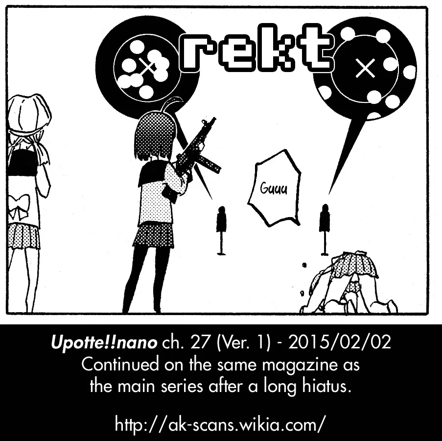 Upotte!! Nano Chapter 27 Page 15