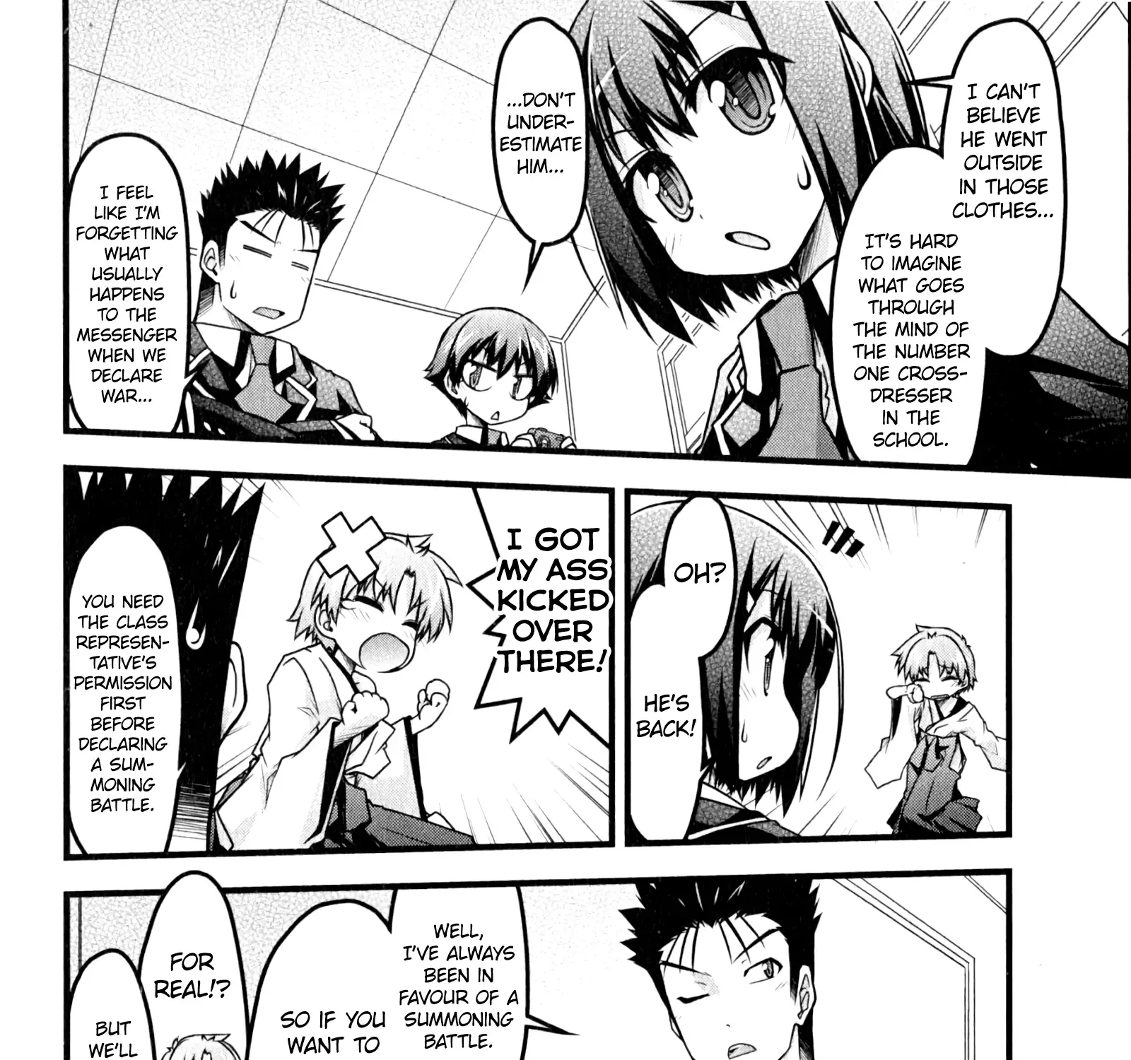 Baka to Test to Shokanjuu Dya Chapter 14 Page 3